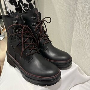 Timberland Black Leather Women's Boots